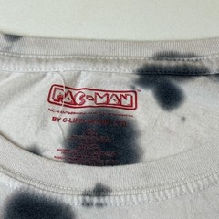 Pac-Man Shirt Mens Medium White Black Tie Dye Retro Graphic C-Life Group Ltd