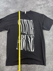 Culture Abuse T-Shirt Mens Size Medium Black Graphic Print Short Sleeve