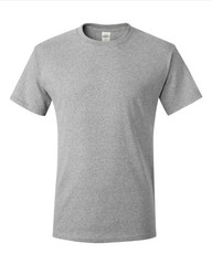 Hanes 5250 5XL Authentic Short Sleeve Men’s Cotton T-Shirt Light Steel