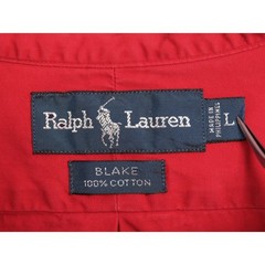 Ralph Lauren Men’s 90s Cotton Long Sleeve Button Shirt L Chino Japan