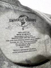 Universal Studios Orlando Mardi Gras Tshirt 2024 Mushrooms Skull Black Light NWT