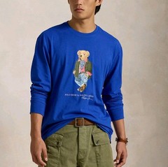 Polo Ralph LaurenMen’s Classic-FitPolo Bear Jersey T-Shirt Long Sleeve NWT