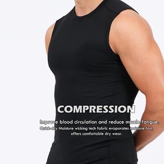 Shaperluv – Shaperluv Male Shaper Tank Chest Gynecomastia Compression Tank Tops