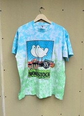 Vintage Woodstock 94 Peace Music Festival XL T Shirt USA Tie Dye Single Stitch
