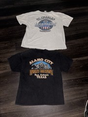 VTG Y2K T-Shirt Lot OF 7 Harley Davidson Biker Motorcycle L XL 2XL 3XL