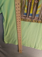 Disney Parks Aulani Resort Hawaii Go Long Surfboard Shirt Lime Green Mens Large