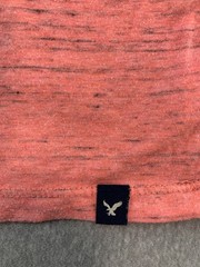 American Eagle Core Flex Classic T-Shirt Mens Size XXL Orange Gray Soft Comfy