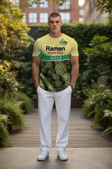 Ramen Noodle Soup Flavor Weed Flavor Marijuana Humor T-Shirt (Size 2XL)