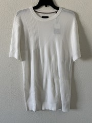 Porter & Ash Luxury Essential Men’s Size M White Modal Blend Casual T-Shirt