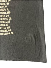 Post Malone Knight Tour Tee XL Charcoal Big Ass Stadium Tour NEW *spots