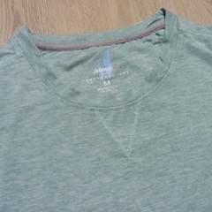 JOHNNIE O Mens M MEDIUM THE COURSE T SHIRT PERFORMANCE GOLF TEE GREEN GRASS