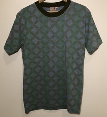 Vintage Alpha Romeo Short Sleeve Pattern Tshirt Size 12 US XSmall