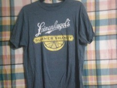 Pre-owned Mens Distressed Look Leinenkugel’s Summer Shandy Tshirt-Sz M-Brewery