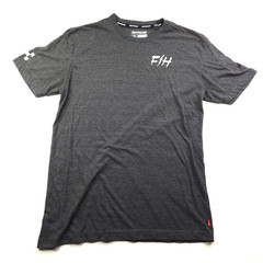 Fasthouse FH Performance Blend Crewneck Tee Shirt Dark Gray Heather XL