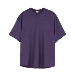 Mens Oversized T Shirt Breathable Mesh Gym Fitness Quick Dry Loose Top UK