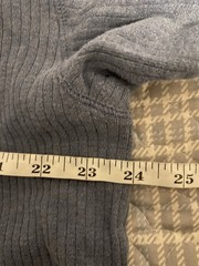 Banana Republic Shirt Mens Large Blue Ribbed Stretch Long Sleeve Vintage Henley