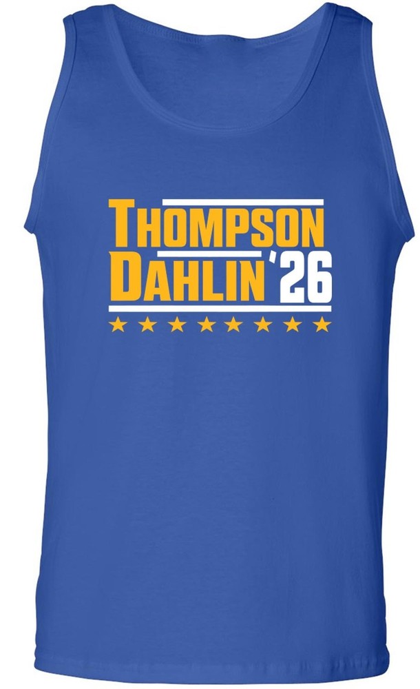 Tage Thompson Rasmus Dahlin Sabres Tank Top Shirt T-Shirt Adult Medium