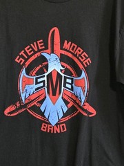 STEVE MORSE BAND Tour 2024 Black Concert Tshirt Mens sz L Van Romaine Dave LaRue