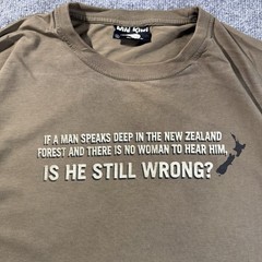 Vintage Wild Kiwi T-Shirt Men’s XL Green New Zealand Faded 90’s