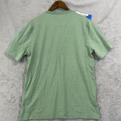 NEW Kirkland Signature Mens L Pima Cotton Slub Tee Green