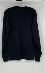 Carhartt Mens Black Workwear Long Sleeve Relaxed Fit Henley Neck T-Shirt Size S