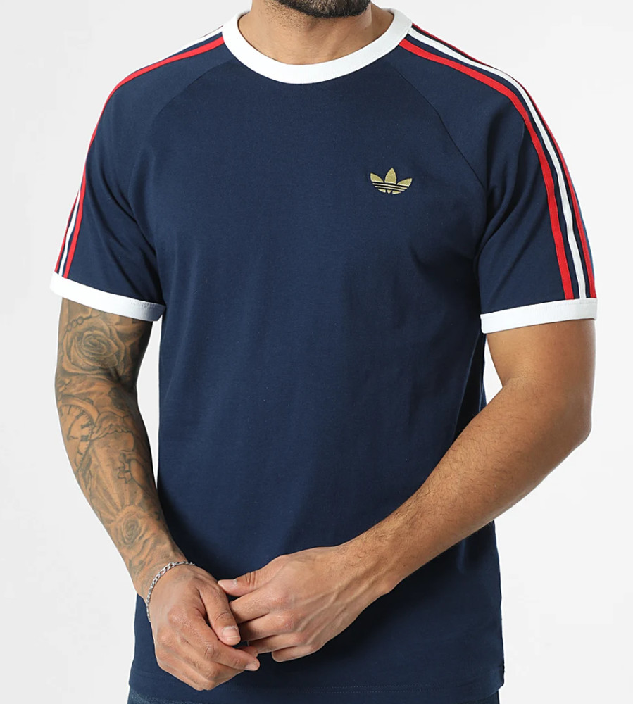 NEW MENS ADIDAS ORIGINALS 3-STRIPES CALIFORNIA TREFOIL SHIRT ~SIZE XL ~ #KC86