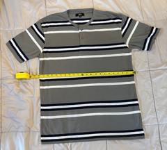 MIX 3 PACK~2Large-V and Henley / 1 XL Crew neck T-shirt by XS BASICS-