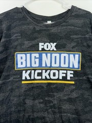 Fox BIG NOON Kickoff Barstool Men’s XL Gray Camo Cotton Poly Blend T-shirt