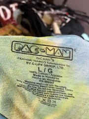 Authentic Pac-Man Tie-Dye Graphic T Shirt Large – By C-Life Group Bandai Namco