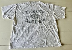 Lone Wolf Harley Davidson Spokane Washington Biker T-shirt White Sz 3XL