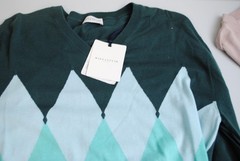 BALLANTYNE SWEATER L-50 COTTON NEW LOGO 550.00 CART. GREEN CERTIFICATE
