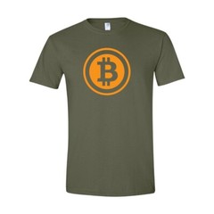 Bitcoin Logo Crypto Symbol Tshirt Cryptocurrency Tee Print DTF T-Shirt S/5XL