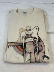 The Chameleons Vox Tshirt Vintage Cream Medium Pacific Cotton Band Guitar
