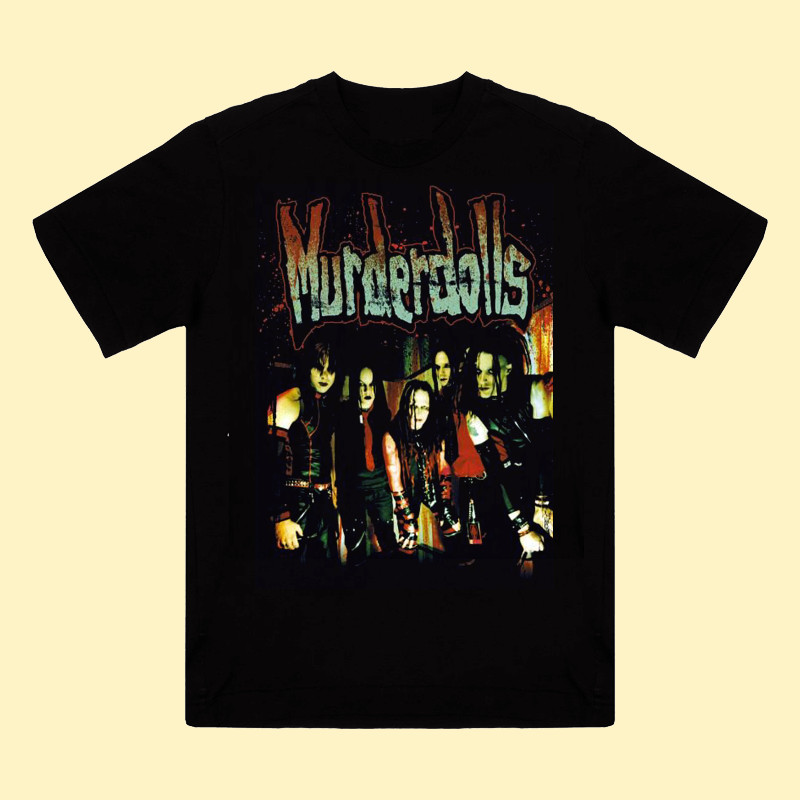 Murderdolls Band Black Unisex Cotton T-shirt All Size