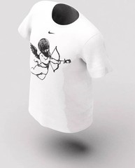 NIKE x Drake Certified Lover Boy CLB Cherub Angel Center Swoosh T-Shirt Small