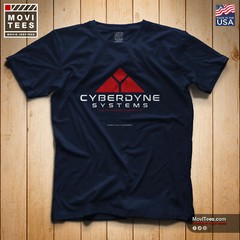 Cyberdyne Systems T-Shirt Black 100% Cotton Skynet Terminator Fan Art S-5XL
