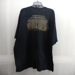 Alison Krauss & Union Station 2012 Tour T-Shirt Mens 3XL Black Band Tee Cotton