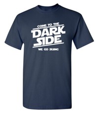 The Dark Skiing Sarcastic Humor Novelty Super Soft Ring Spun Funny T Shirt