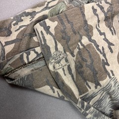 Vintage Mossy Oak Shirt Mens XL Brown Original Tree Stand Ringer Ace Sportswear