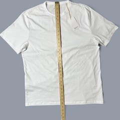 Quince Luxe Touch Tee Mens Size L White 100% Pima Cotton Crew Neck NWT