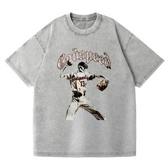Unisex Godspeed Skeleton Baseball Gift Tee Gothic Sports Fan Casual T-Shirt