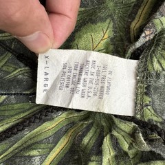 Vintage DK Flatwoods Florida Camo Hunting Jacket XL Full Zip Hooded USA Made