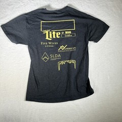 JERZEES Beehive And Club T Shirt Men’s Medium Solid Black Pullover Short Sleeve