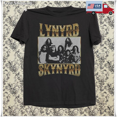 Lynyrd Skynyrd Shirt Vintage Style American Rock Band, Black T-shirt S-5XL