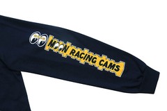 Men’s Mooneyes Moon Equipped Black Long Sleeve T-Shirt Racing Cams TM112BK