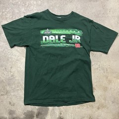 Chase Authentics Dale Jr NASCAR T Shirt Mens Large Green Amp Energy VTG