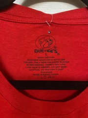 Buc-ees Bucees Main Logo Red T Shirt NWT Size Large