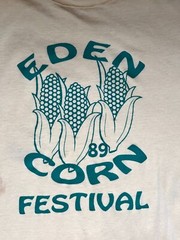 Vintage Eden Corn Festival 1989 XL FITS SMALLER