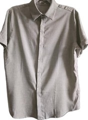 COOFANDY Men’s Casual Linen Button Down Shirt Short Sleeve Beach Shirt NEW Med.