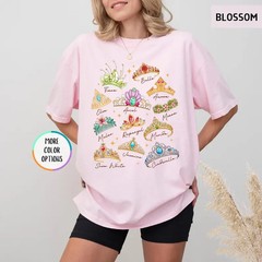 Fairytale Princess Inspired Crown Collection Graphic Shirt